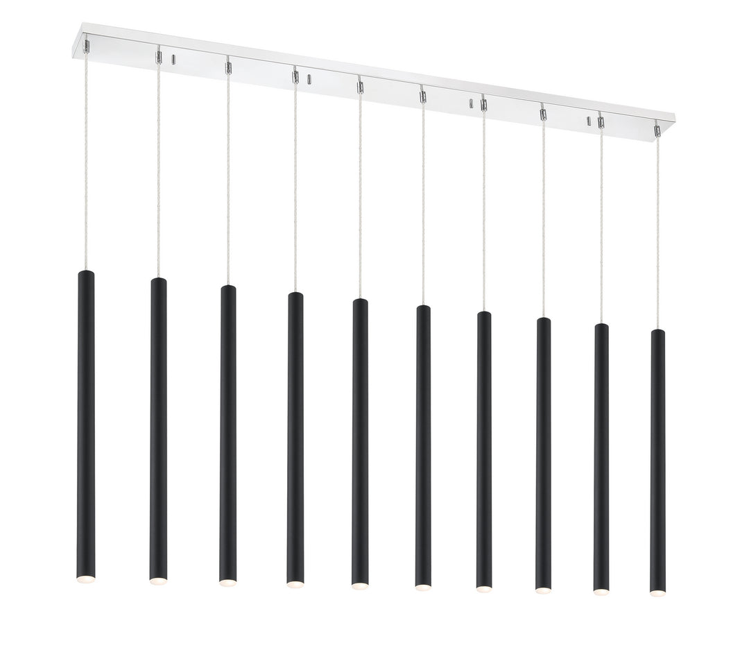 Z-Lite Forest 917MP24-MB-LED-10LCH Pendant Light - Chrome