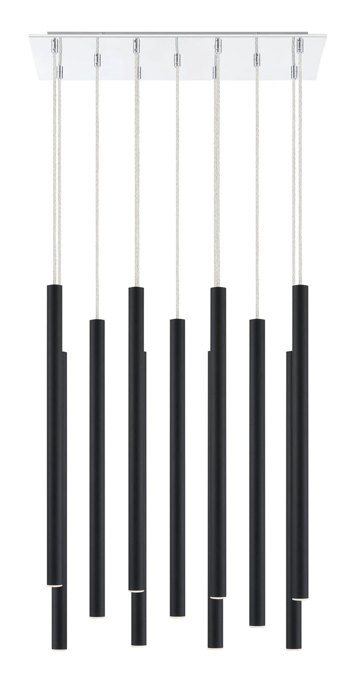Z-Lite Forest 917MP24-MB-LED-11LCH Pendant Light - Chrome