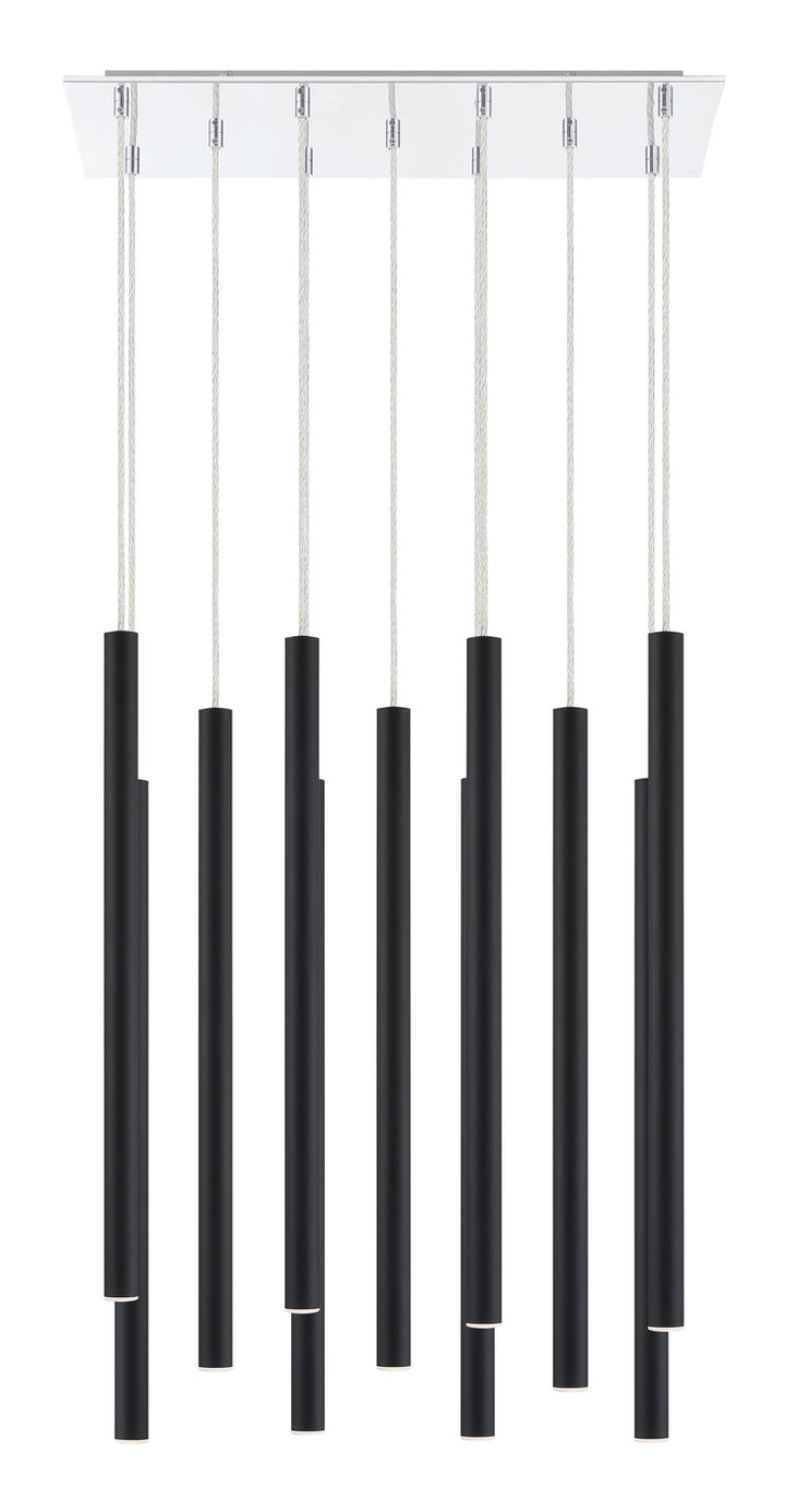 Z-Lite Forest 917MP24-MB-LED-11LCH Pendant Light - Chrome
