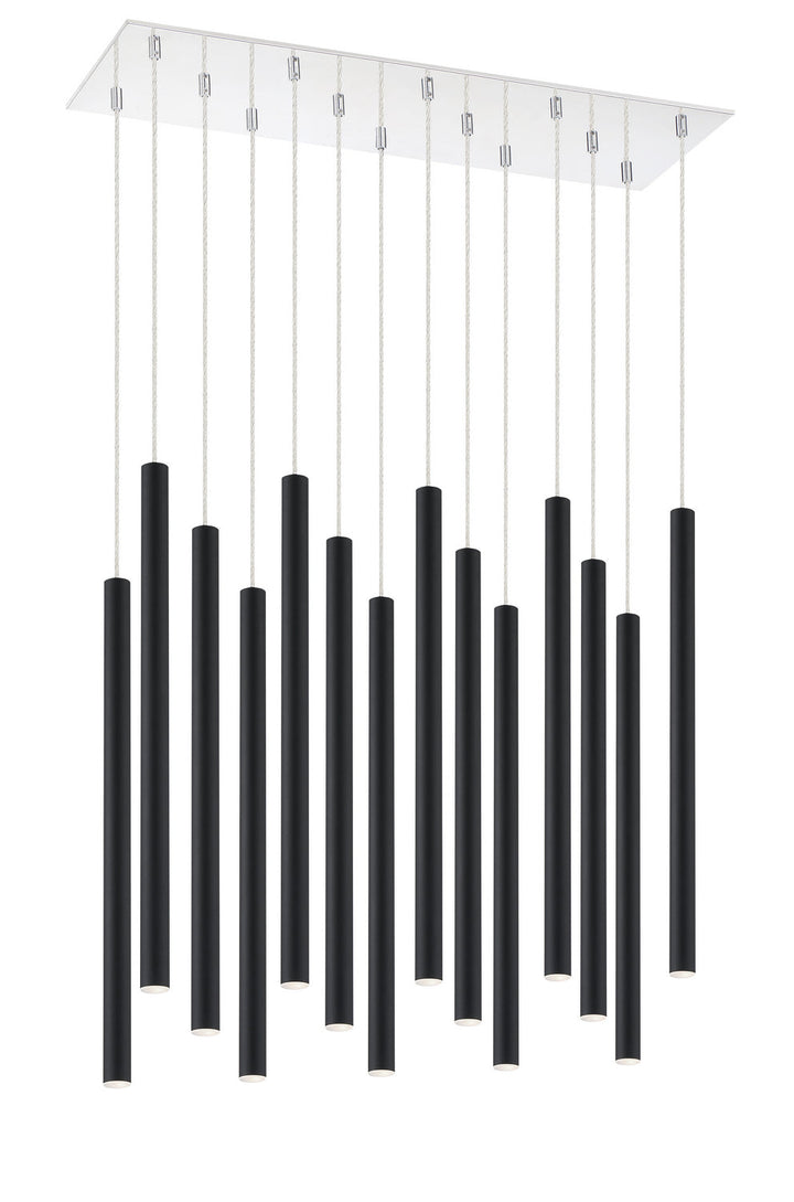 Z-Lite Forest 917MP24-MB-LED-14LCH Pendant Light - Chrome