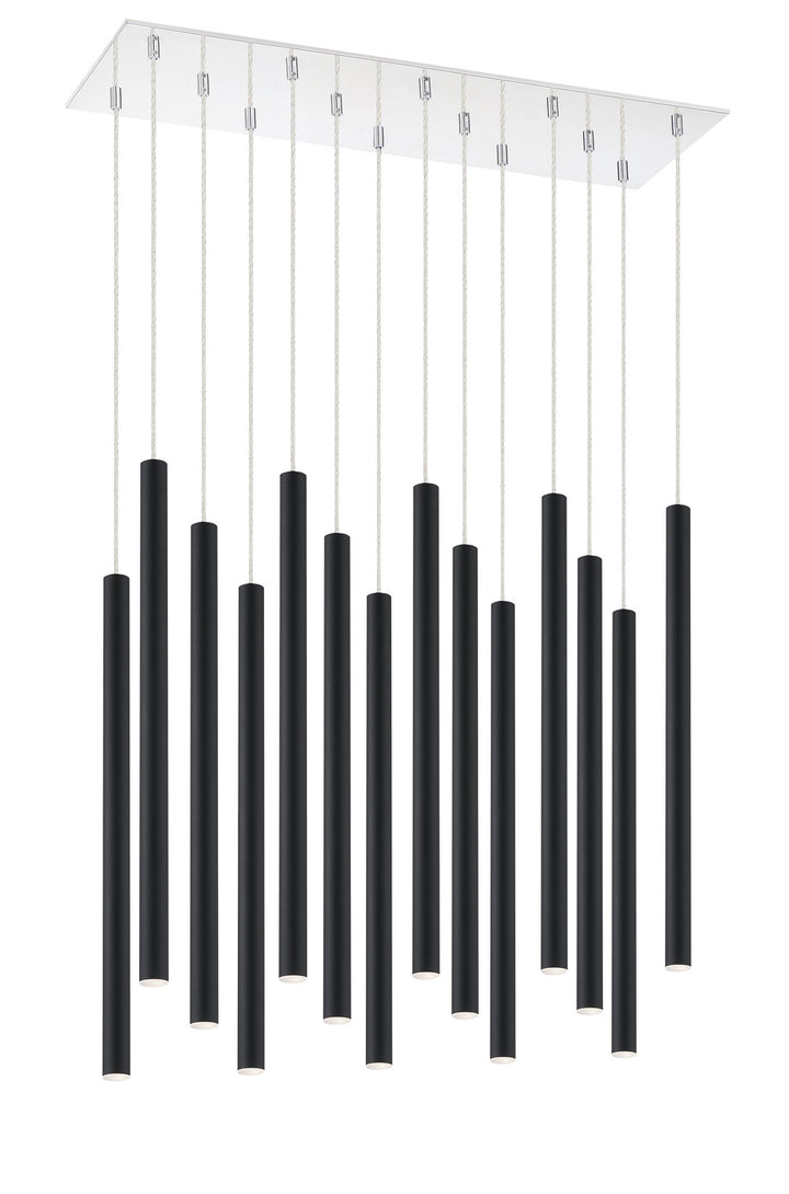 Z-Lite Forest 917MP24-MB-LED-14LCH Pendant Light - Chrome