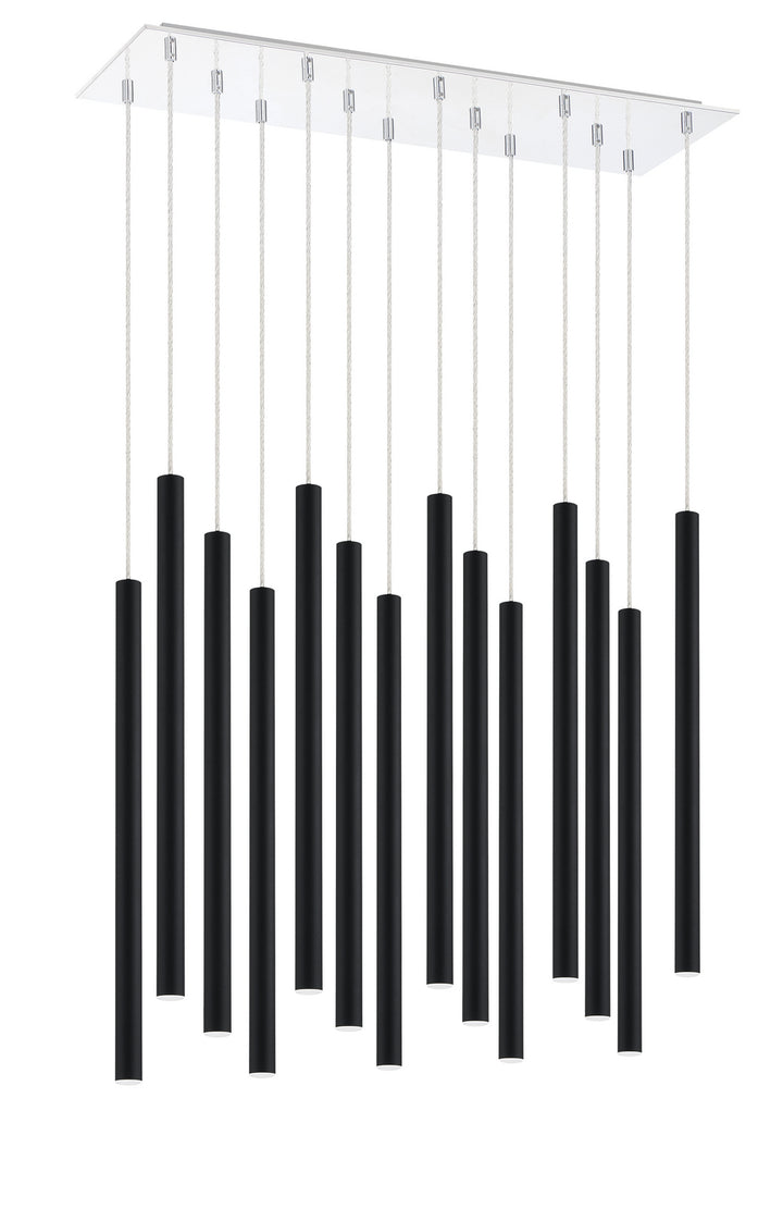 Z-Lite Forest 917MP24-MB-LED-14LCH Pendant Light - Chrome