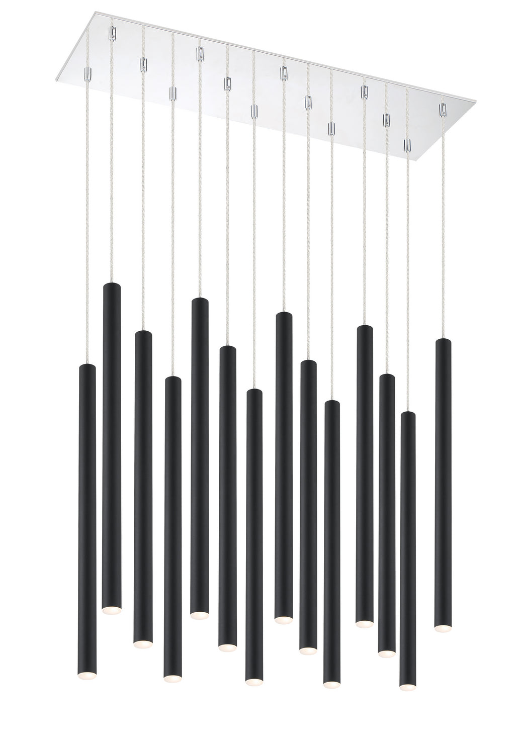 Z-Lite Forest 917MP24-MB-LED-14LCH Pendant Light - Chrome
