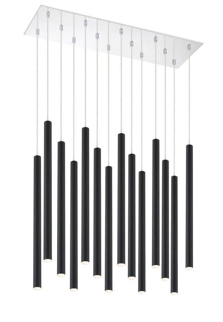 Z-Lite Forest 917MP24-MB-LED-14LCH Pendant Light - Chrome