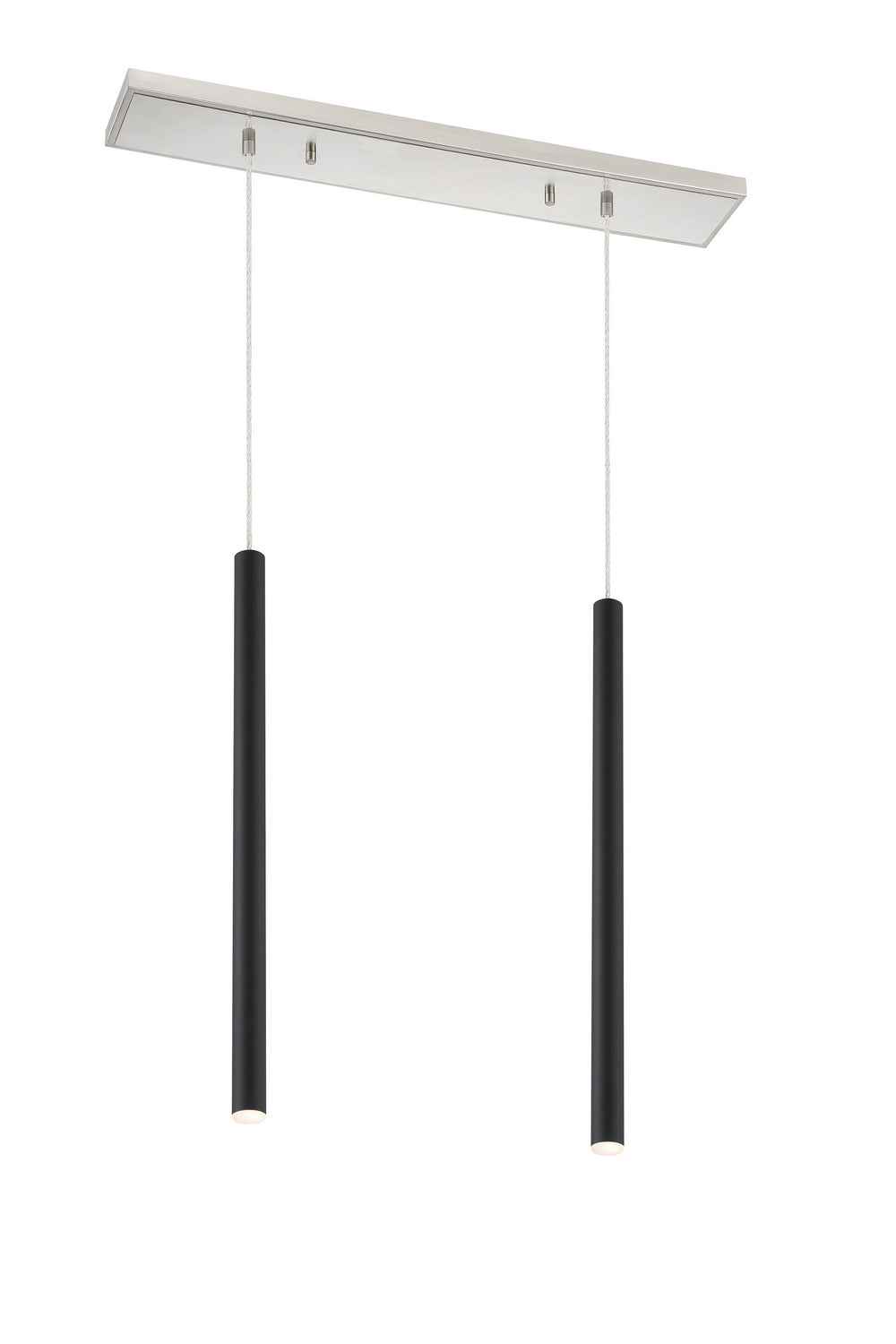 Z-Lite Forest 917MP24-MB-LED-2LBN Pendant Light - Brushed Nickel
