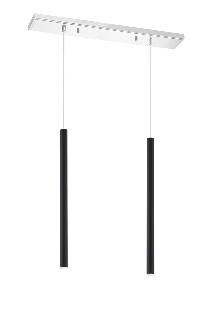 Z-Lite Forest 917MP24-MB-LED-2LCH Pendant Light - Chrome