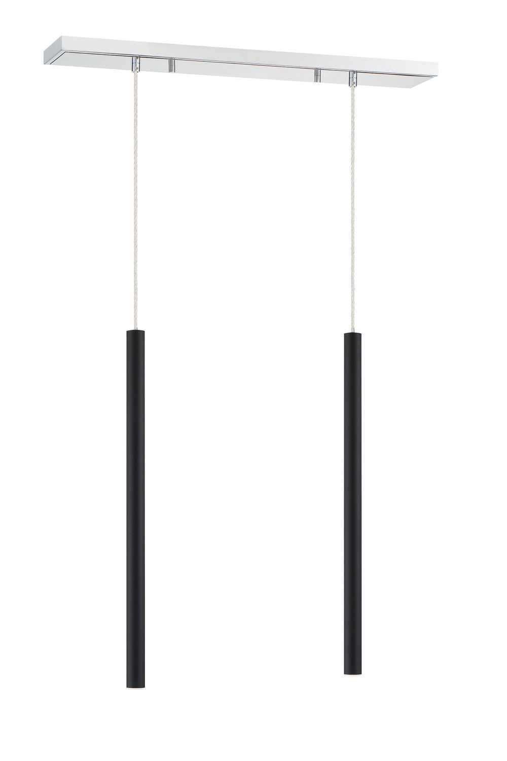 Z-Lite Forest 917MP24-MB-LED-2LCH Pendant Light - Chrome