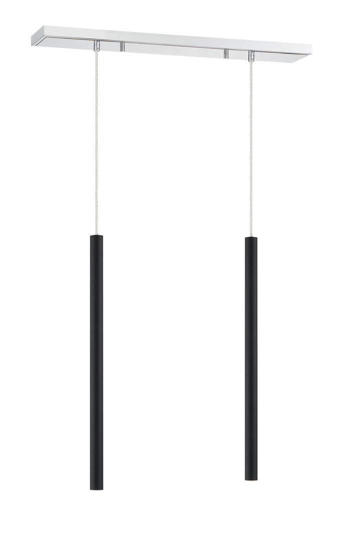 Z-Lite Forest 917MP24-MB-LED-2LCH Pendant Light - Chrome