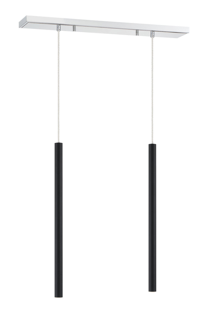 Z-Lite Forest 917MP24-MB-LED-2LCH Pendant Light - Chrome