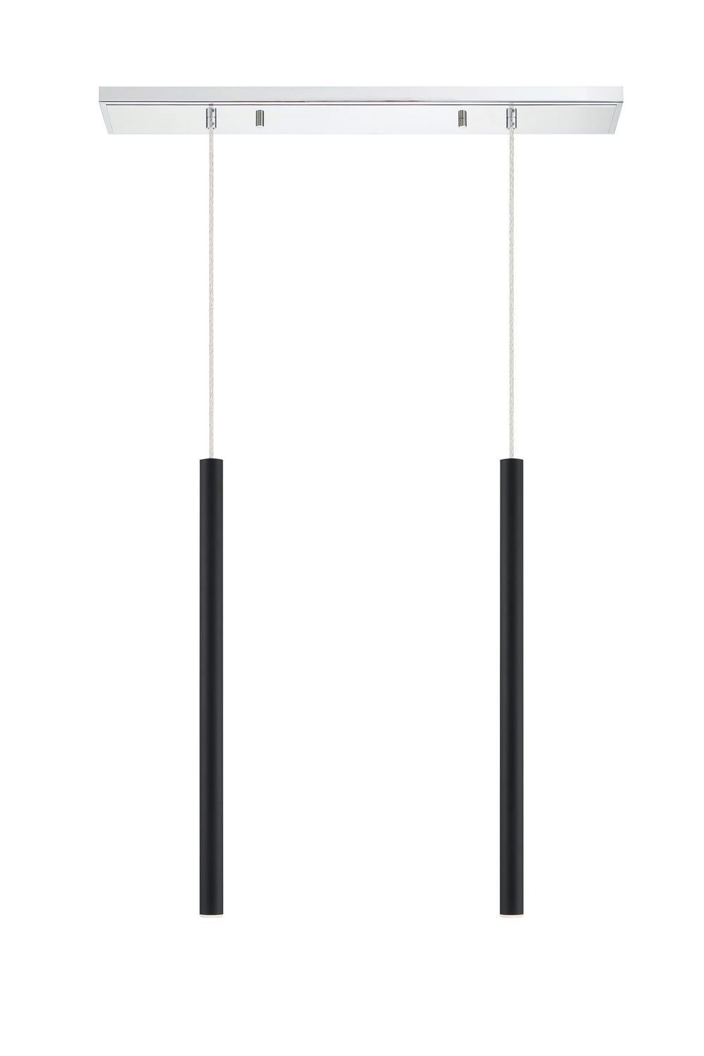 Z-Lite Forest 917MP24-MB-LED-2LCH Pendant Light - Chrome