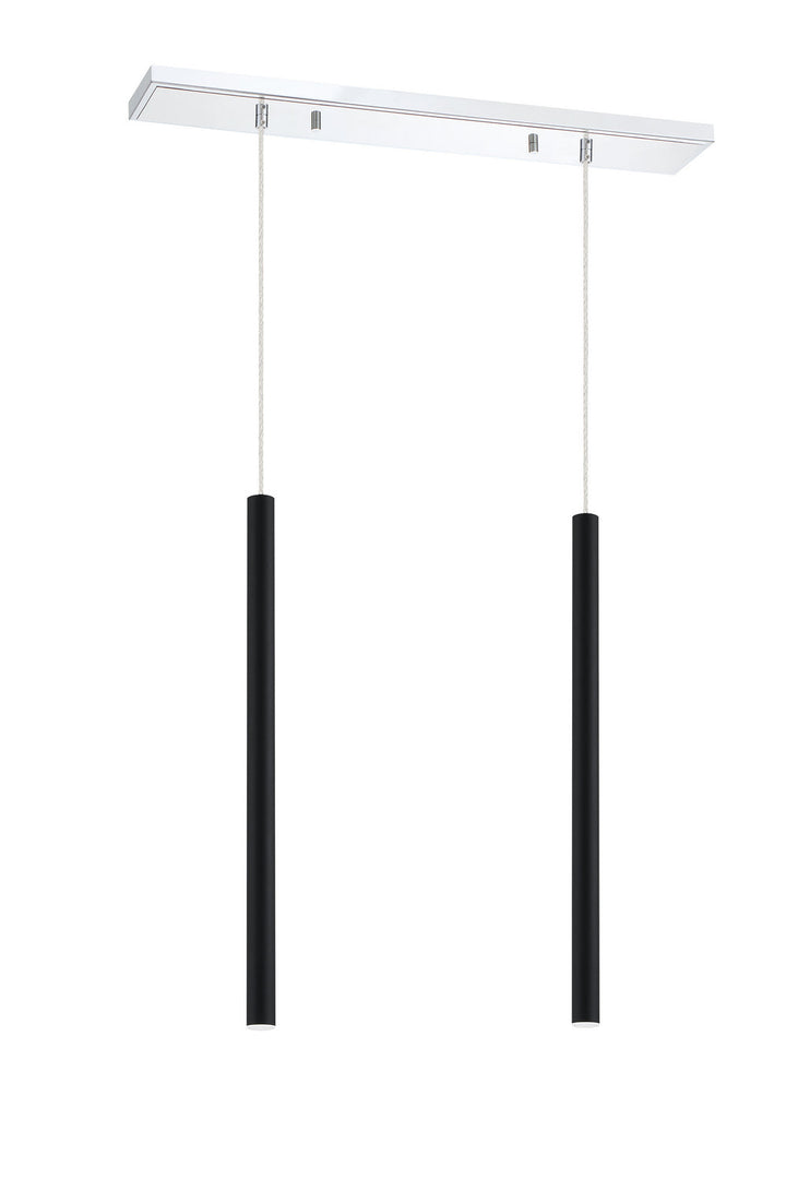 Z-Lite Forest 917MP24-MB-LED-2LCH Pendant Light - Chrome