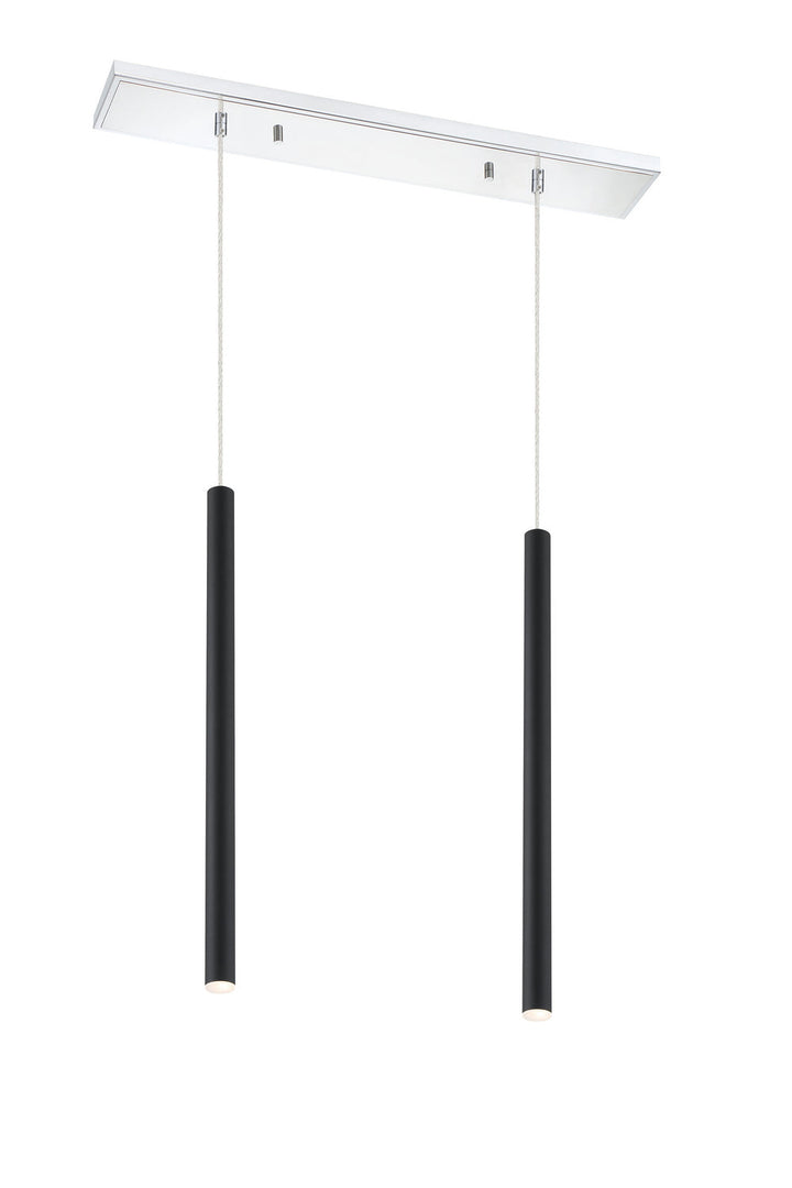 Z-Lite Forest 917MP24-MB-LED-2LCH Pendant Light - Chrome