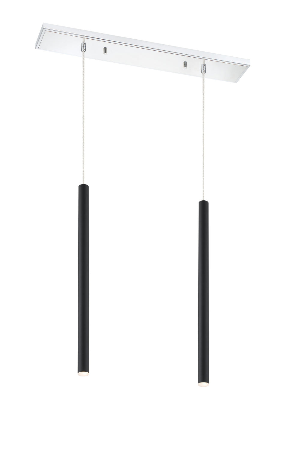 Z-Lite Forest 917MP24-MB-LED-2LCH Pendant Light - Chrome
