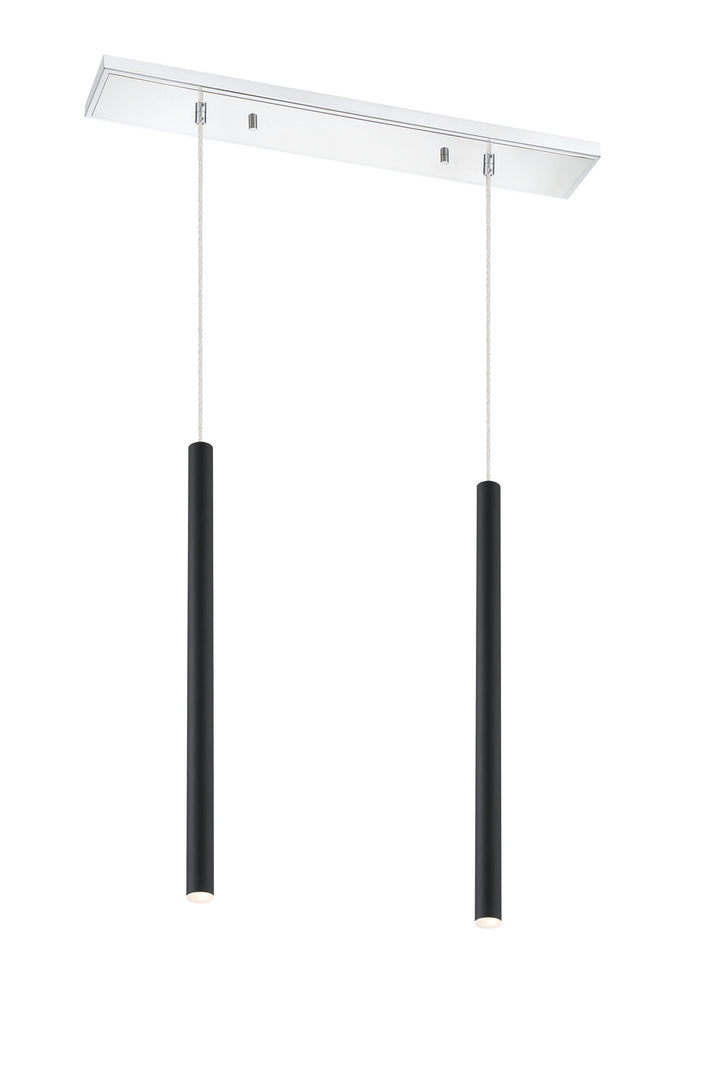 Z-Lite Forest 917MP24-MB-LED-2LCH Pendant Light - Chrome