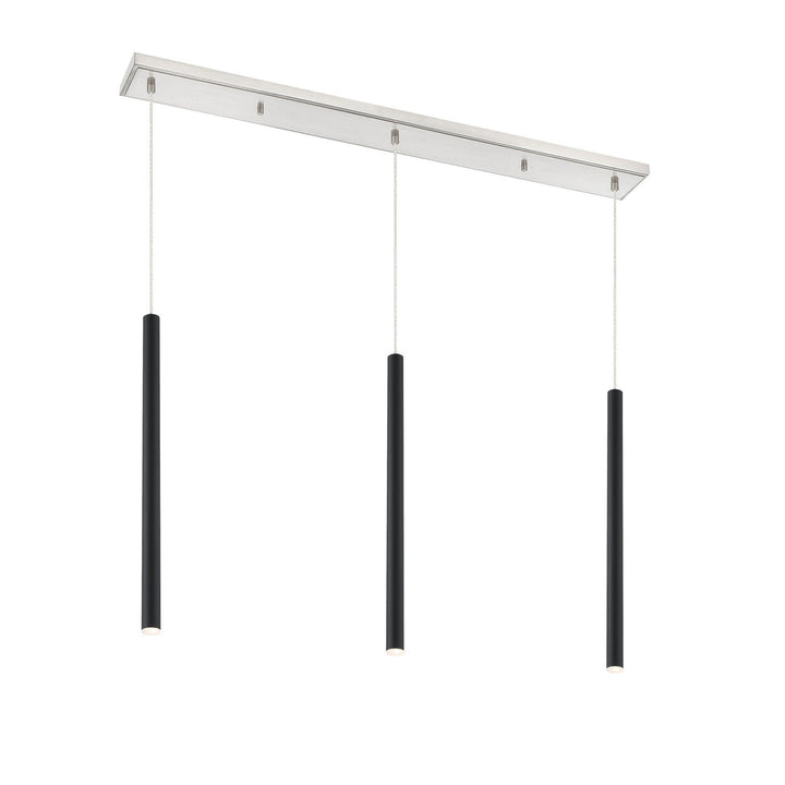 Z-Lite Forest 917MP24-MB-LED-3LBN Pendant Light - Brushed Nickel