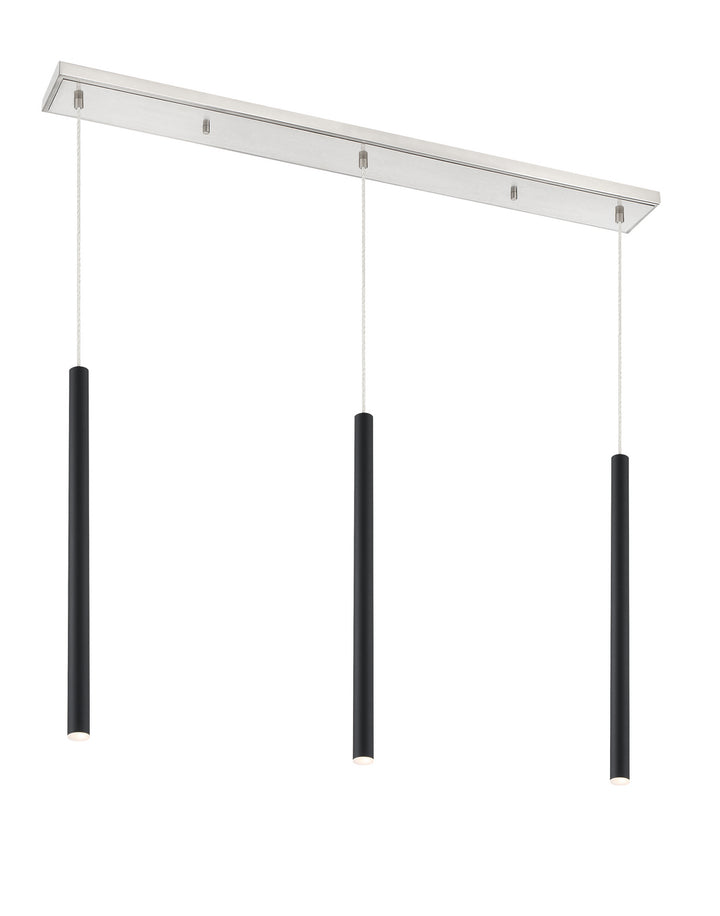 Z-Lite Forest 917MP24-MB-LED-3LBN Pendant Light - Brushed Nickel