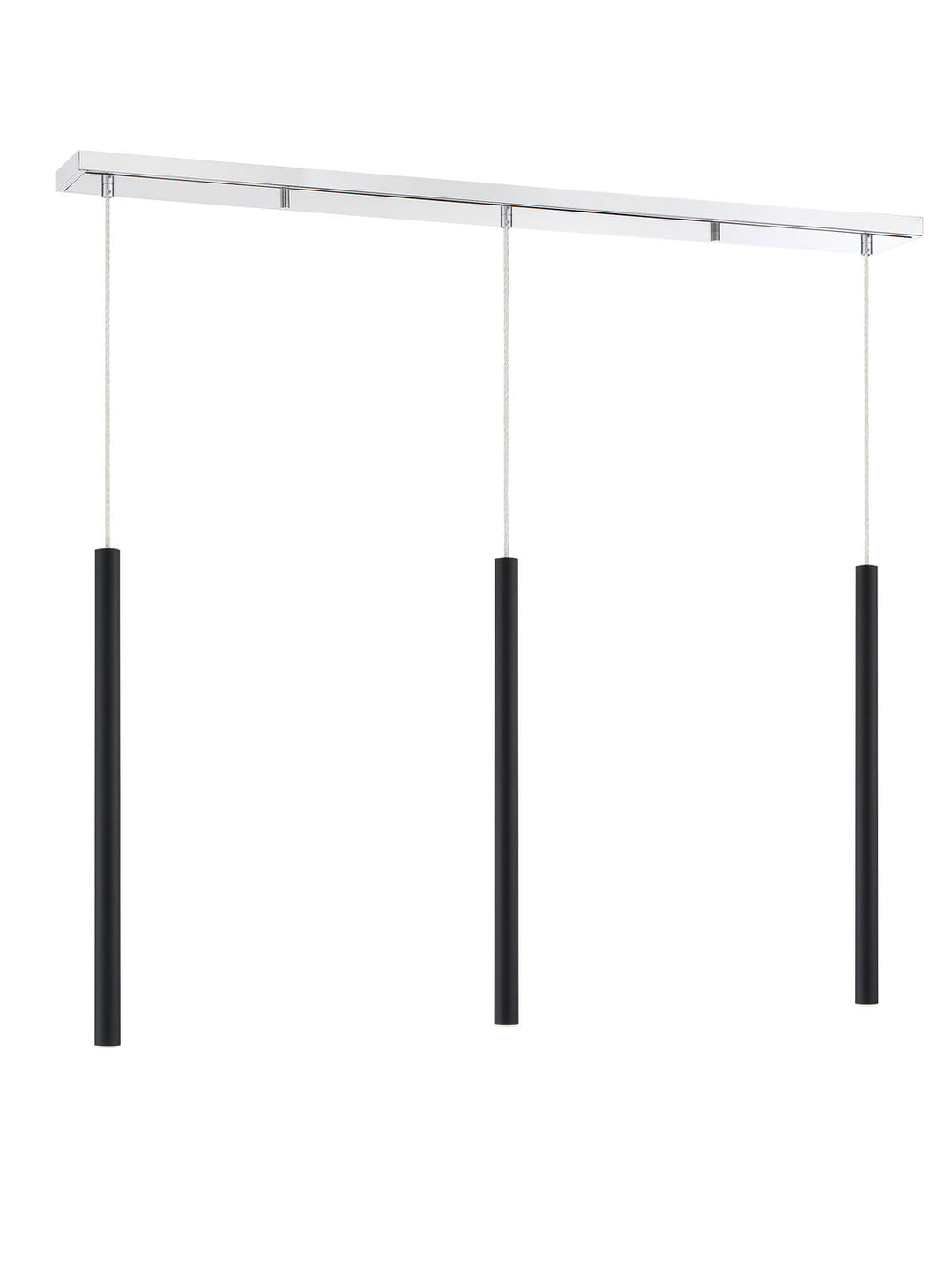 Z-Lite Forest 917MP24-MB-LED-3LCH Pendant Light - Chrome