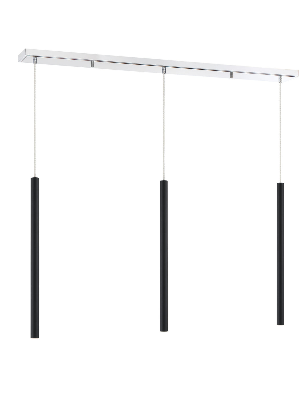 Z-Lite Forest 917MP24-MB-LED-3LCH Pendant Light - Chrome