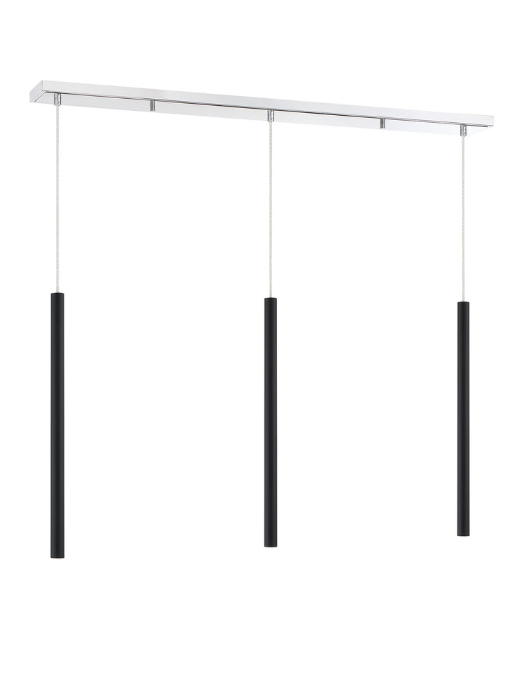 Z-Lite Forest 917MP24-MB-LED-3LCH Pendant Light - Chrome