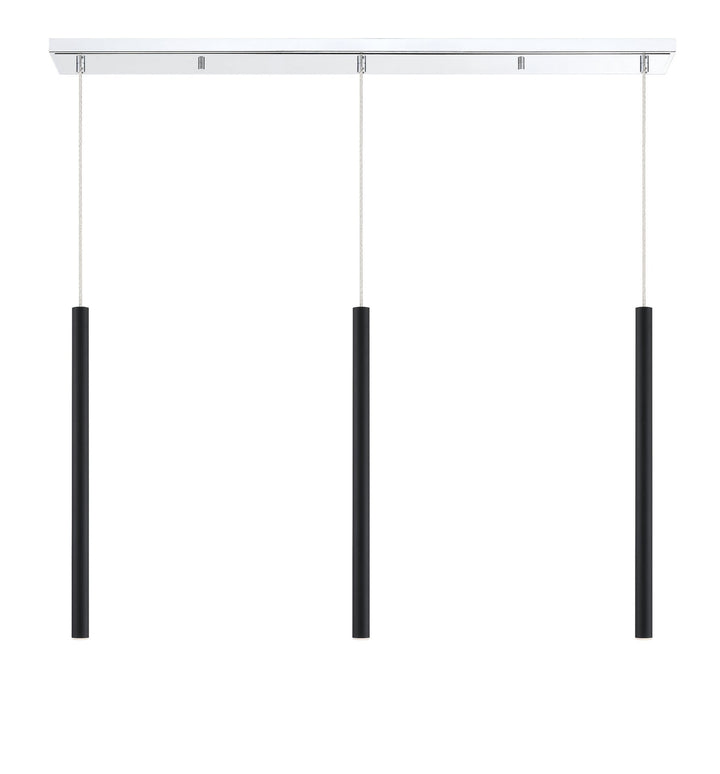 Z-Lite Forest 917MP24-MB-LED-3LCH Pendant Light - Chrome