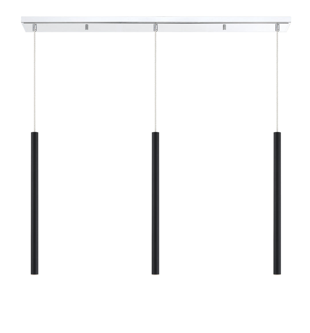 Z-Lite Forest 917MP24-MB-LED-3LCH Pendant Light - Chrome