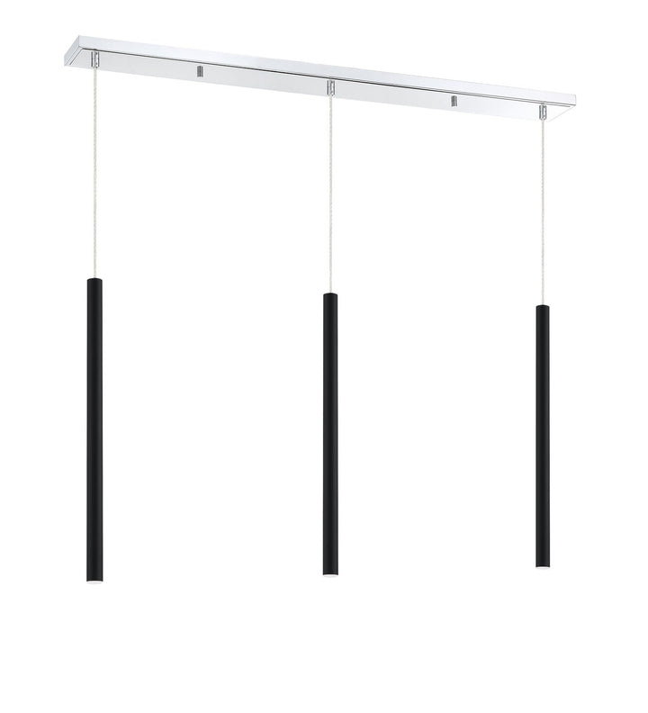 Z-Lite Forest 917MP24-MB-LED-3LCH Pendant Light - Chrome