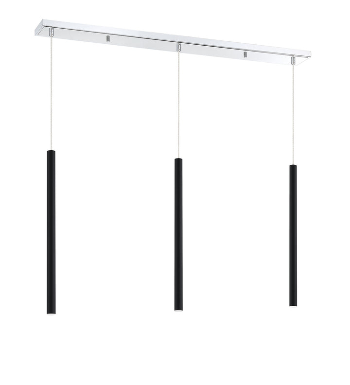 Z-Lite Forest 917MP24-MB-LED-3LCH Pendant Light - Chrome