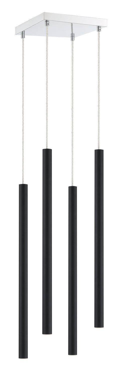 Z-Lite Forest 917MP24-MB-LED-4SCH Chandelier Light - Chrome