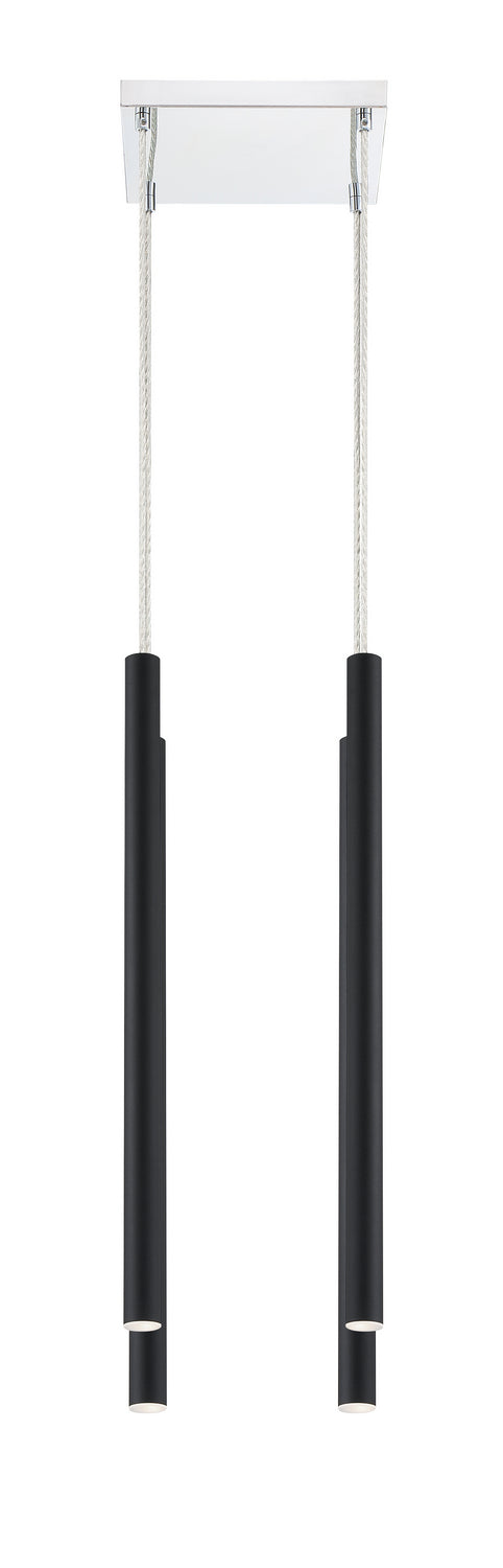 Z-Lite Forest 917MP24-MB-LED-4SCH Chandelier Light - Chrome