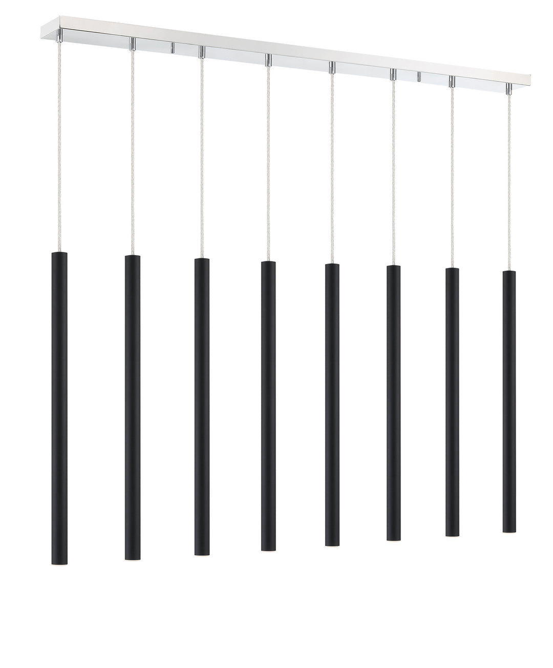 Z-Lite Forest 917MP24-MB-LED-8LCH Pendant Light - Chrome