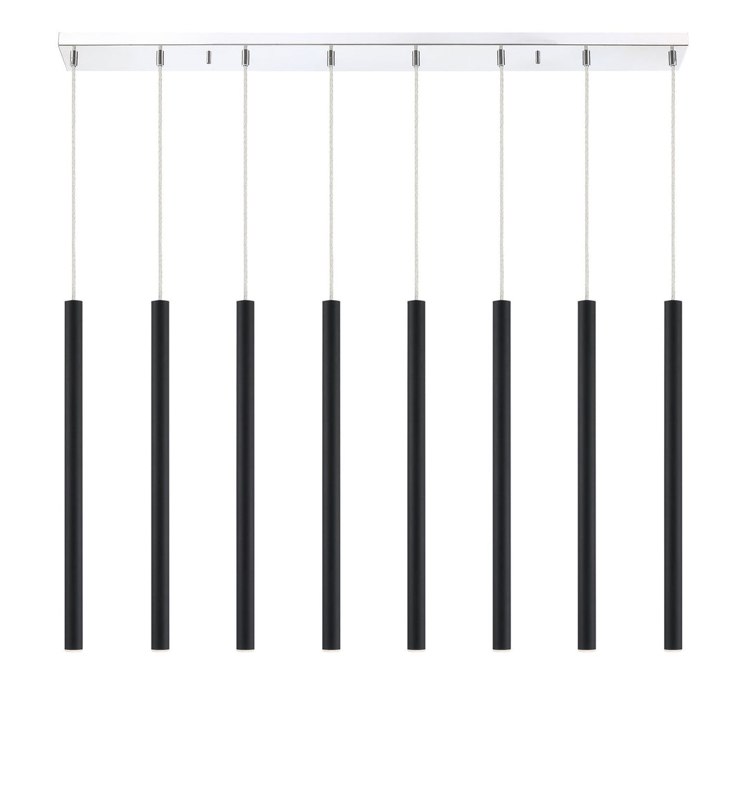 Z-Lite Forest 917MP24-MB-LED-8LCH Pendant Light - Chrome