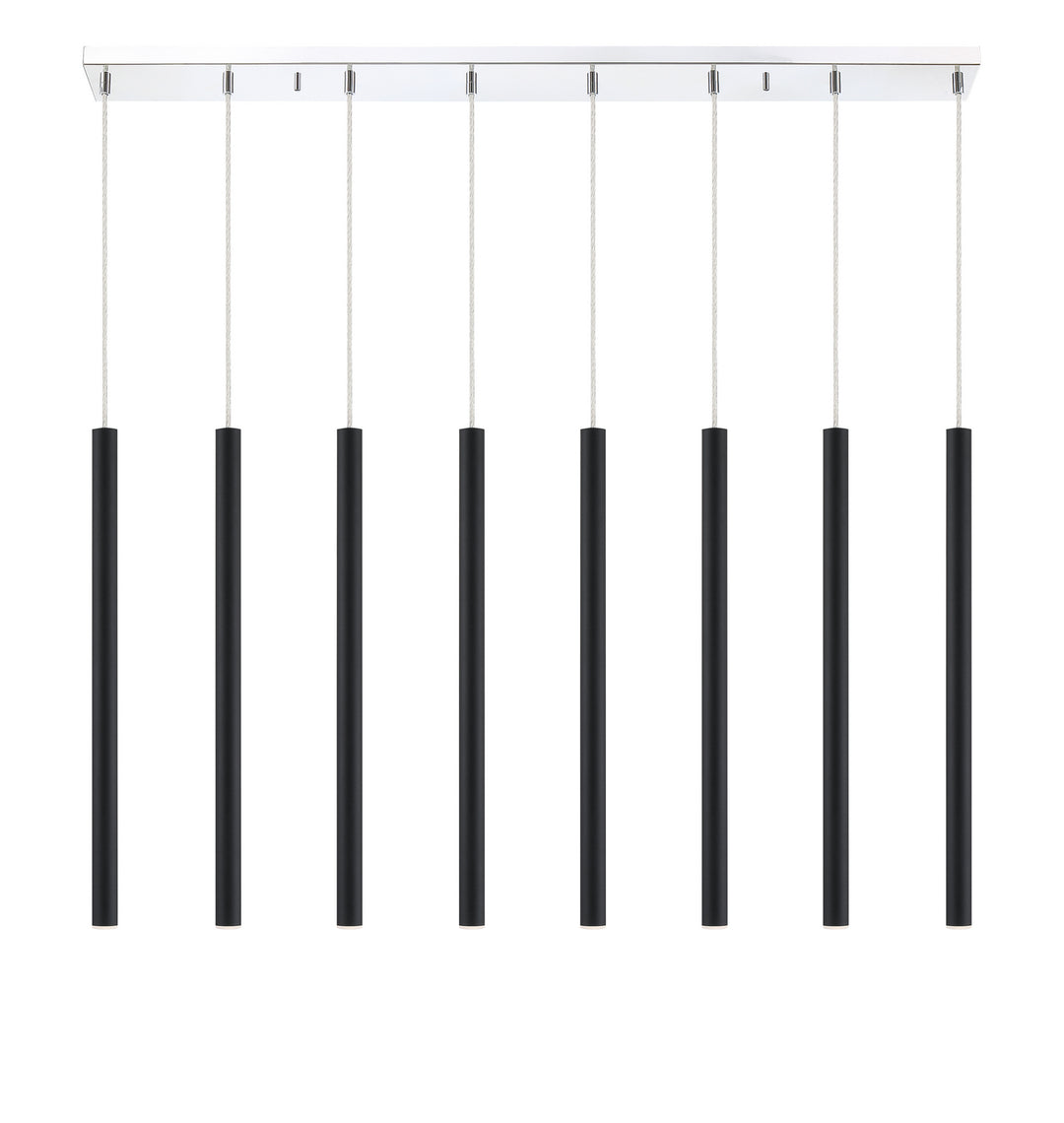 Z-Lite Forest 917MP24-MB-LED-8LCH Pendant Light - Chrome