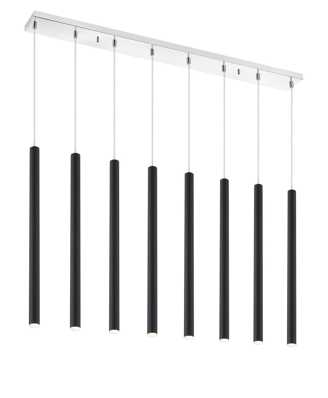 Z-Lite Forest 917MP24-MB-LED-8LCH Pendant Light - Chrome