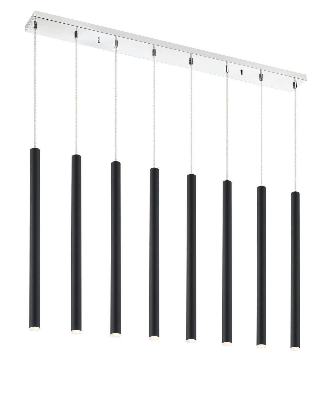 Z-Lite Forest 917MP24-MB-LED-8LCH Pendant Light - Chrome