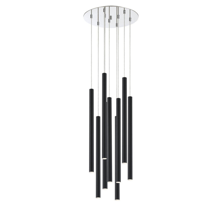 Z-Lite Forest 917MP24-MB-LED-9RCH Chandelier Light - Chrome