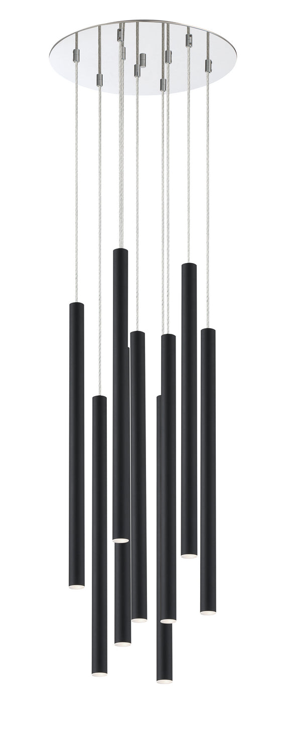 Z-Lite Forest 917MP24-MB-LED-9RCH Chandelier Light - Chrome