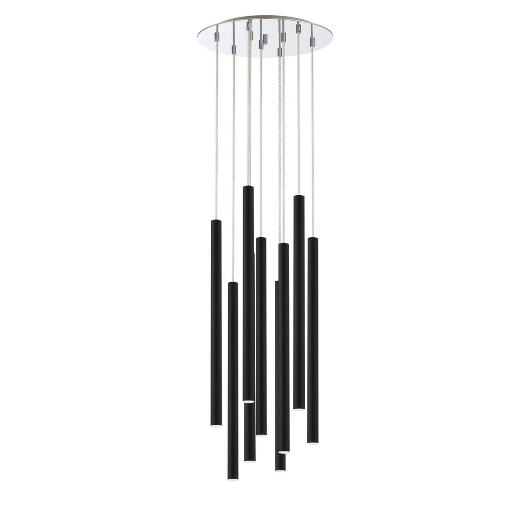 Z-Lite Forest 917MP24-MB-LED-9RCH Chandelier Light - Chrome