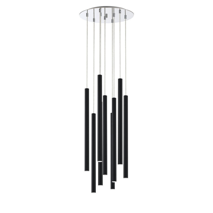 Z-Lite Forest 917MP24-MB-LED-9RCH Chandelier Light - Chrome