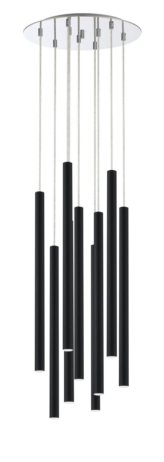 Z-Lite Forest 917MP24-MB-LED-9RCH Chandelier Light - Chrome