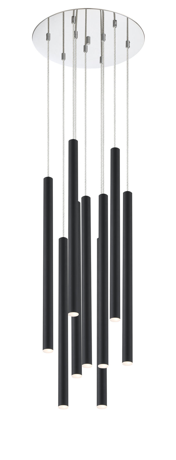 Z-Lite Forest 917MP24-MB-LED-9RCH Chandelier Light - Chrome