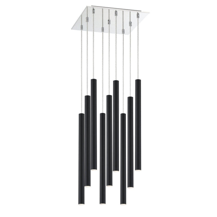 Z-Lite Forest 917MP24-MB-LED-9SCH Chandelier Light - Chrome