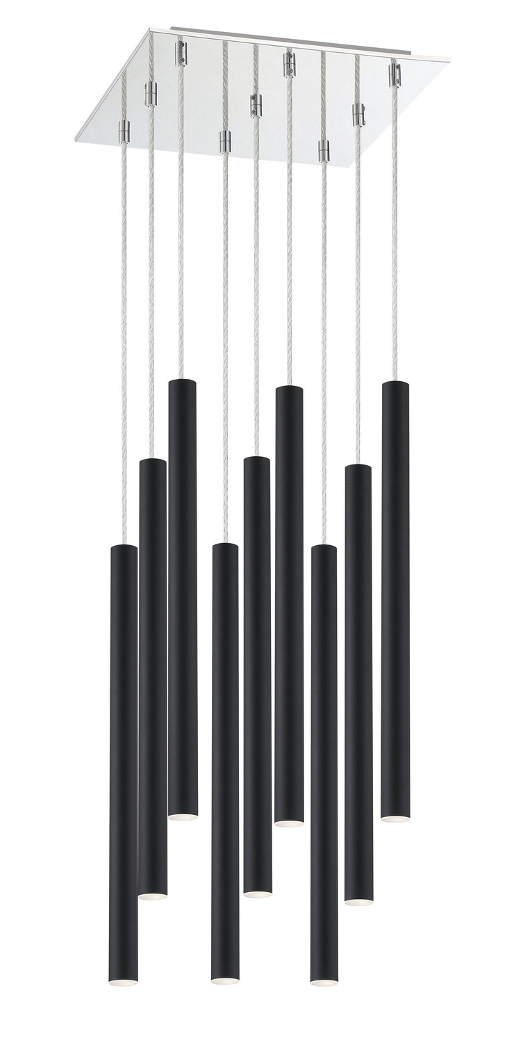 Z-Lite Forest 917MP24-MB-LED-9SCH Chandelier Light - Chrome