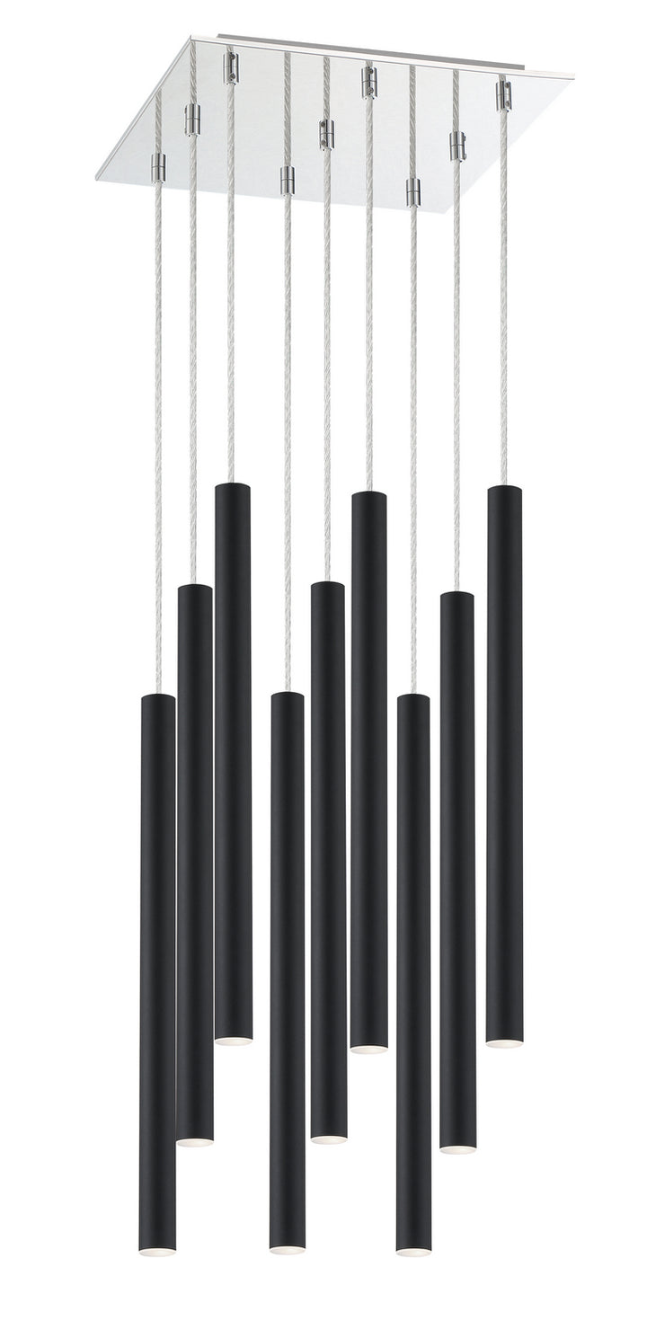 Z-Lite Forest 917MP24-MB-LED-9SCH Chandelier Light - Chrome