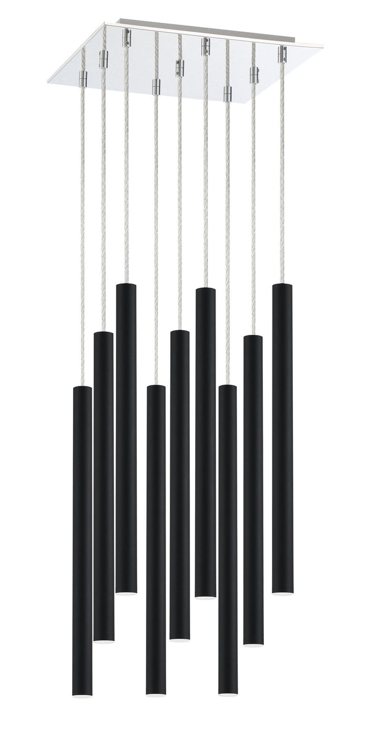 Z-Lite Forest 917MP24-MB-LED-9SCH Chandelier Light - Chrome