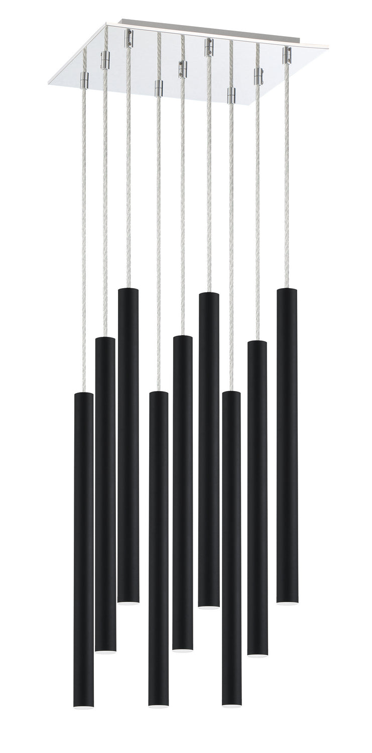 Z-Lite Forest 917MP24-MB-LED-9SCH Chandelier Light - Chrome