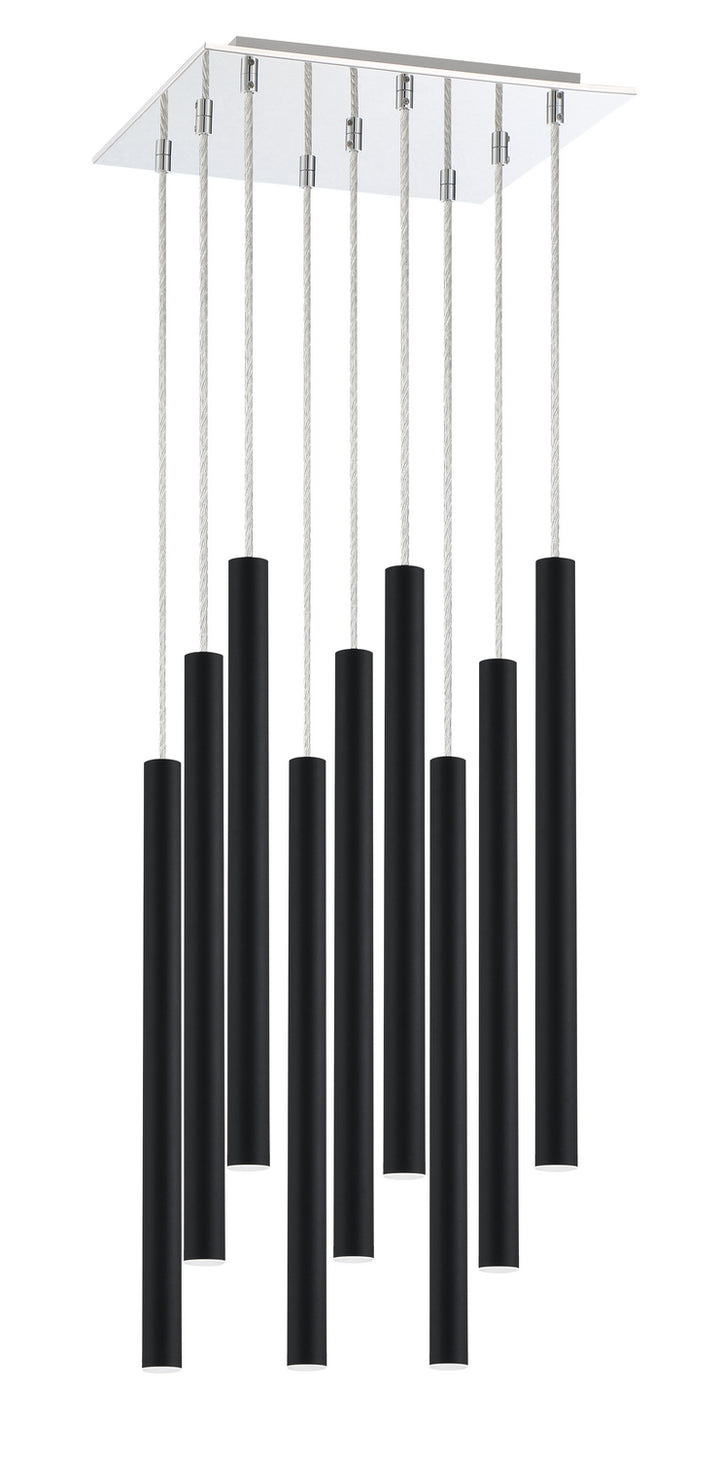 Z-Lite Forest 917MP24-MB-LED-9SCH Chandelier Light - Chrome