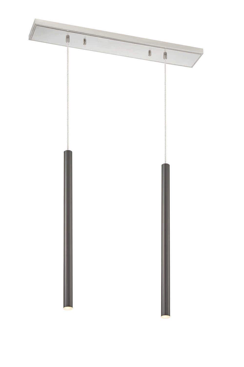 Z-Lite Forest 917MP24-PBL-LED-2LBN Pendant Light - Brushed Nickel