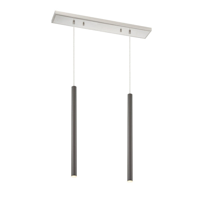 Z-Lite Forest 917MP24-PBL-LED-2LBN Pendant Light - Brushed Nickel