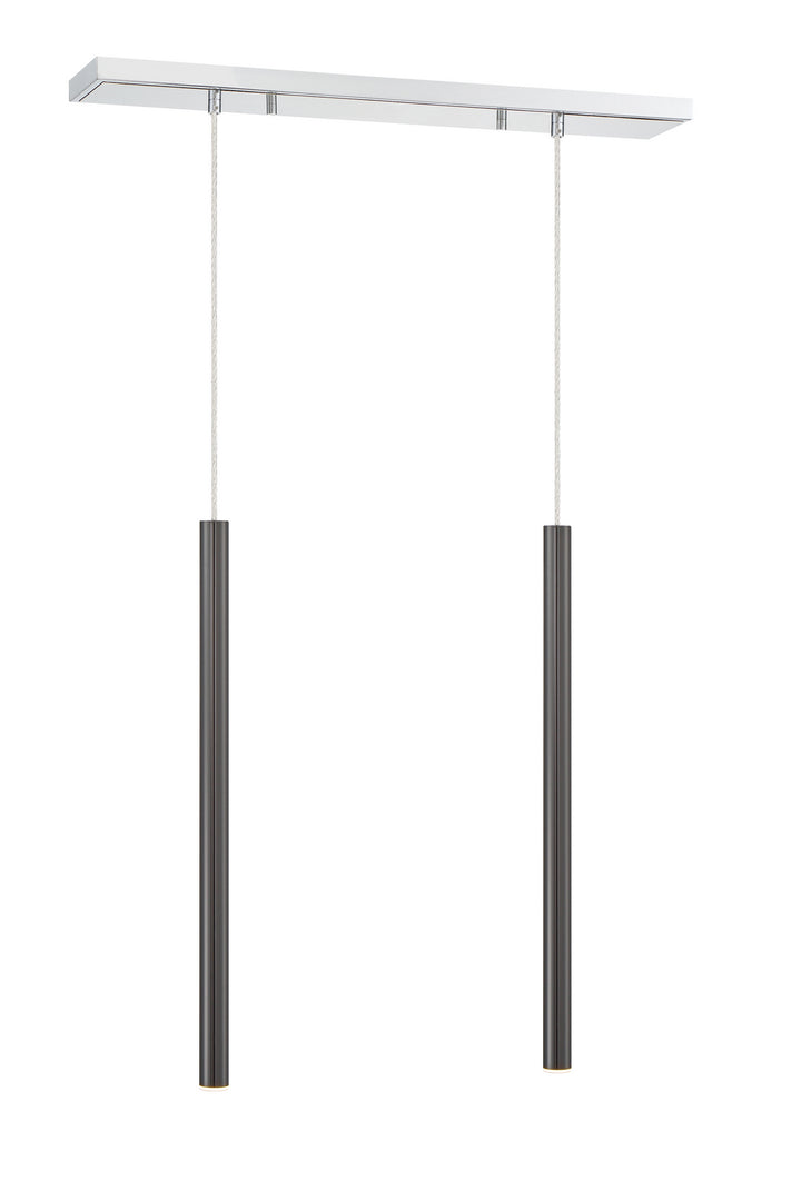 Z-Lite Forest 917MP24-PBL-LED-2LCH Pendant Light - Chrome