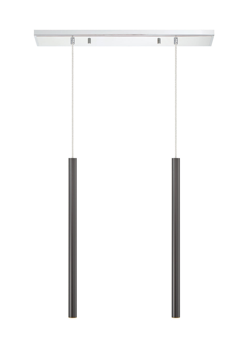 Z-Lite Forest 917MP24-PBL-LED-2LCH Pendant Light - Chrome